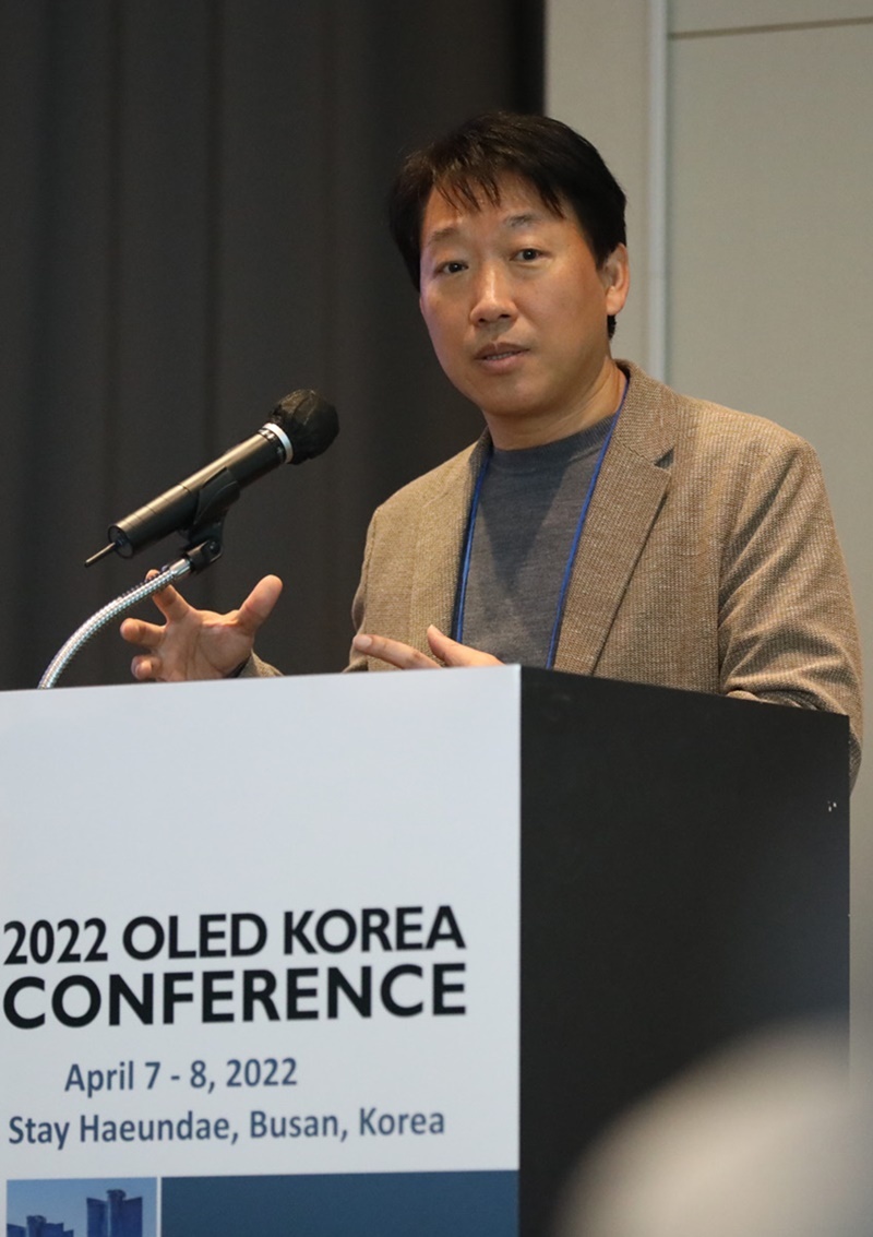 (图片)LGD 李炫雨专务参加2022 OLED韩国峰会主题演讲
