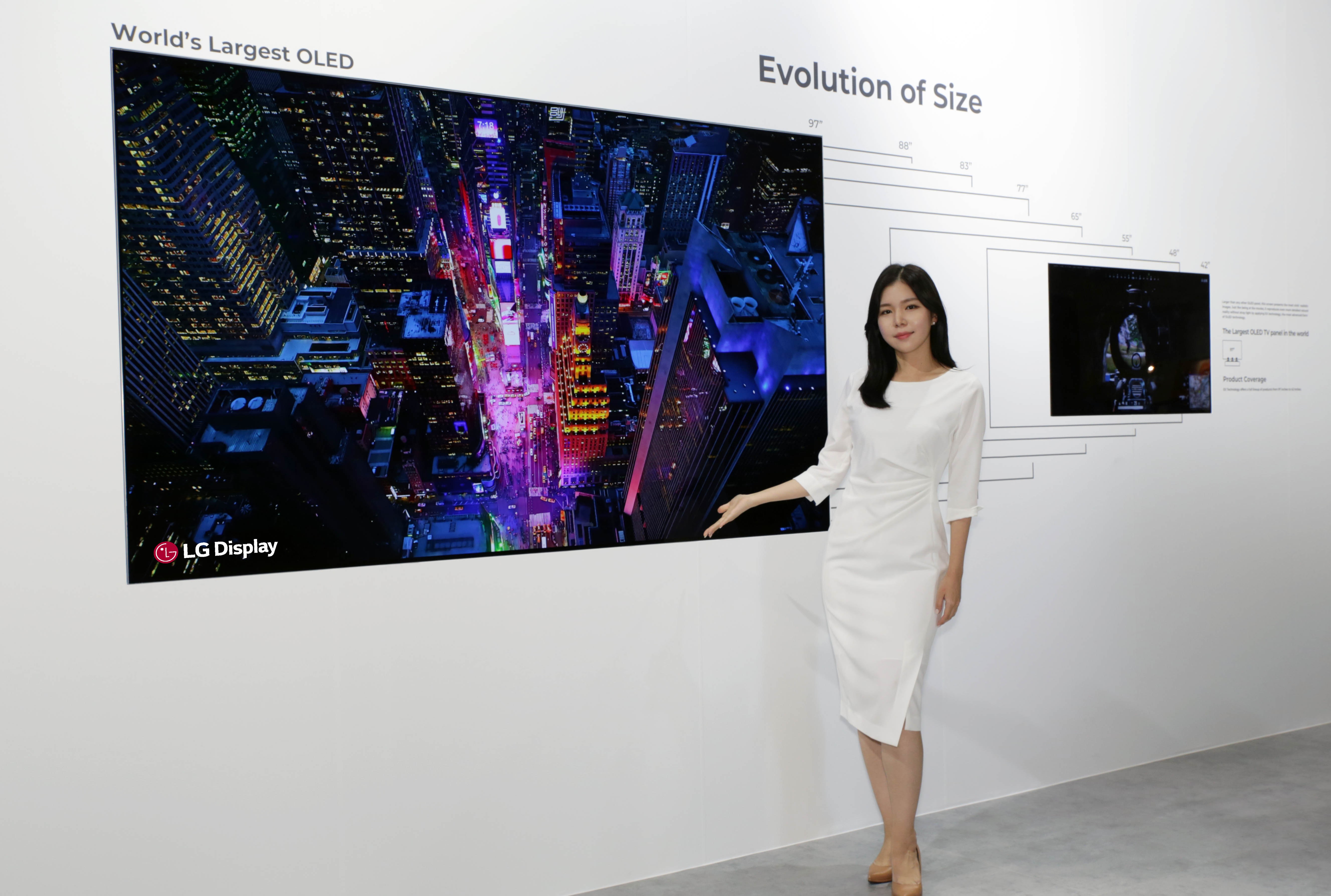 (图片1)IFA 2022 LG Display 97英寸OLED电视面板产品
