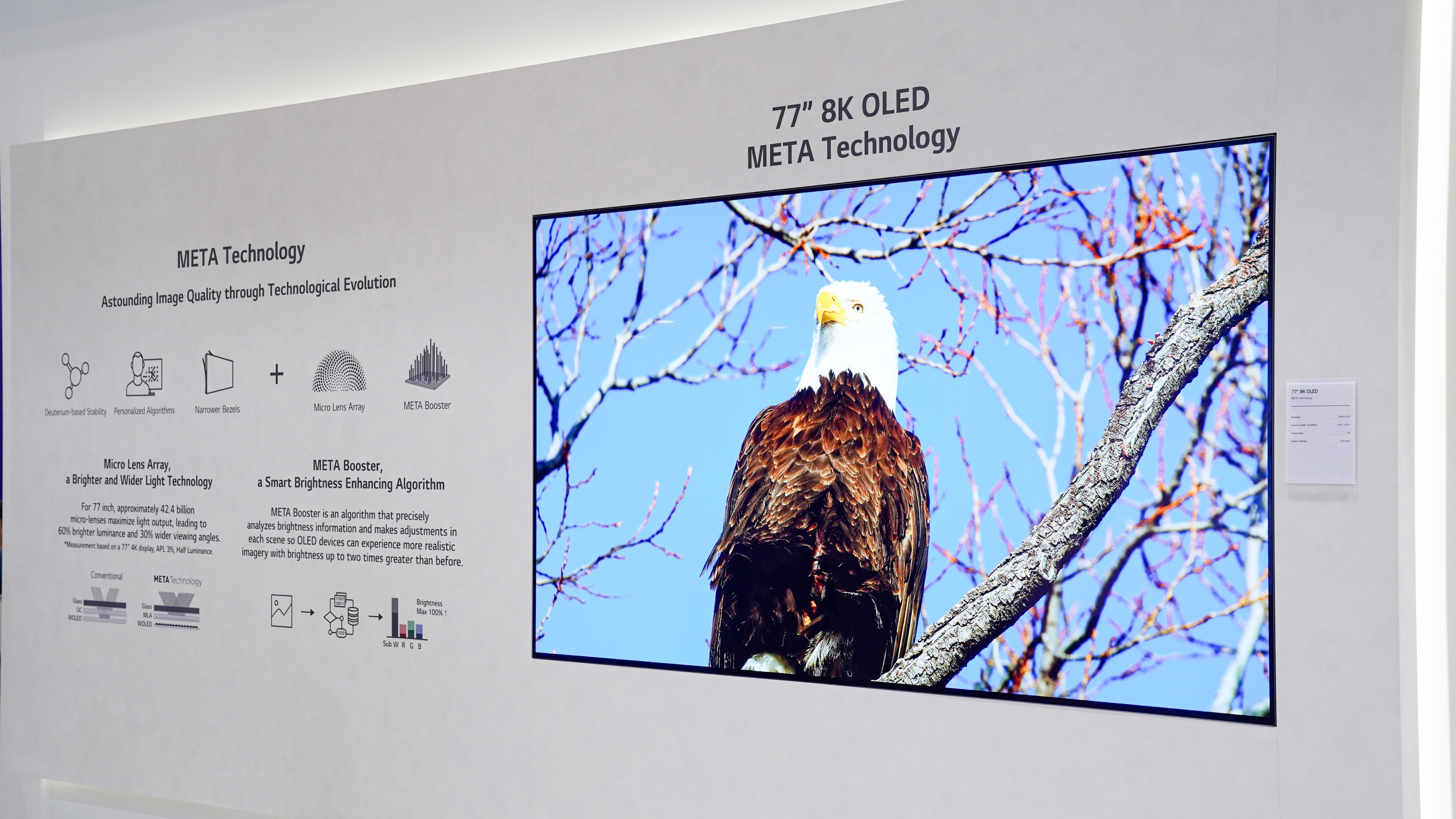 [IMID 2023] 77-inch 8K OLED with META Technology