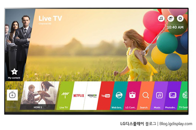 ▲TV에 확장성을 불어넣어 UX를 개선한 LG전자의 스마트 TV 이미지 출처: LG전자 블로그
