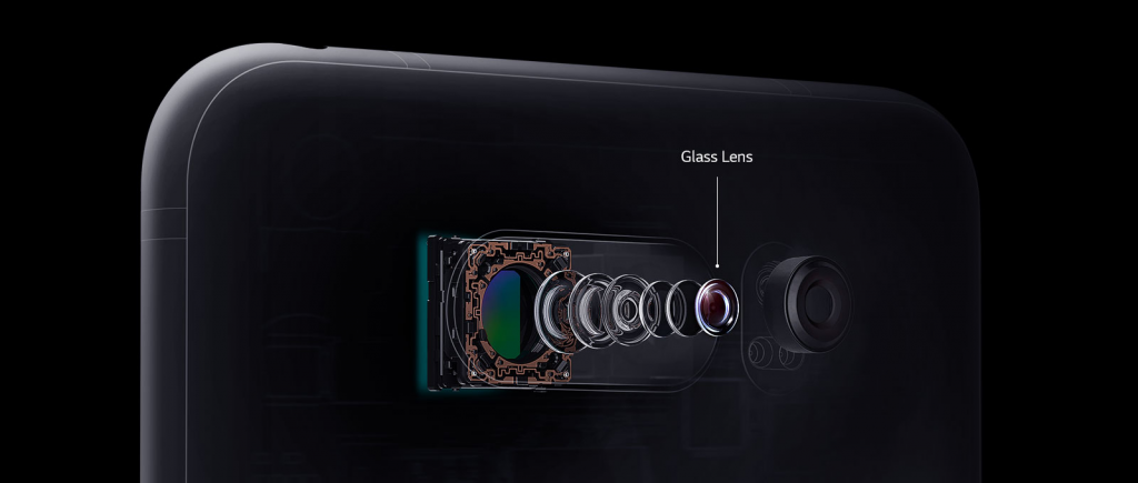 LG전자 V30의 카메라 단면 이미지 예시 (출처: LG전자 웹사이트)