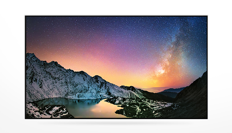 완벽한 HDR을 구현하는 LG 올레드 TV의 모습 (출처: LG디스플레이 웹사이트)