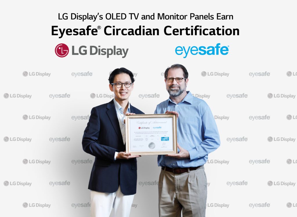 LG Display's OLED TV and Monitor Panels Certified as Supportive of Circadian Rhythms