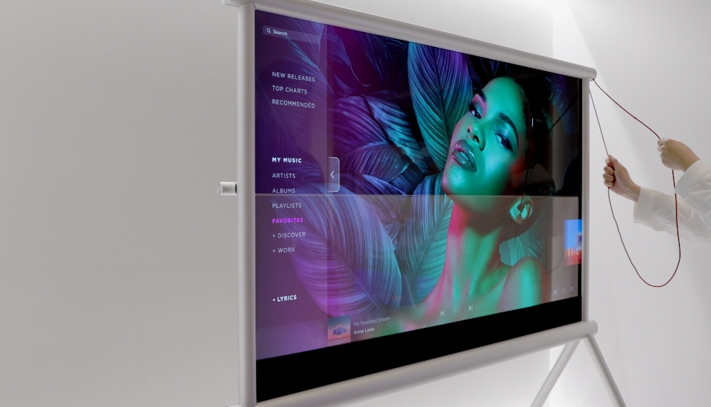 [SID 2022] 55-inch Transparent OLED Blinder