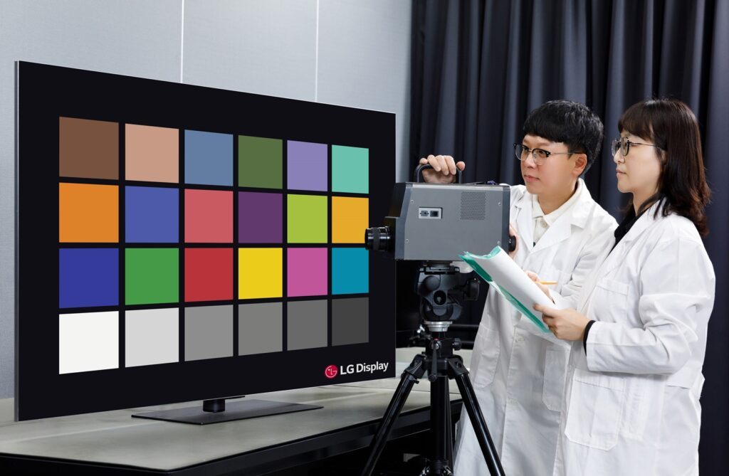 LG Display Sets New Global Standard with 'Color Perception Difference Measurement Method'