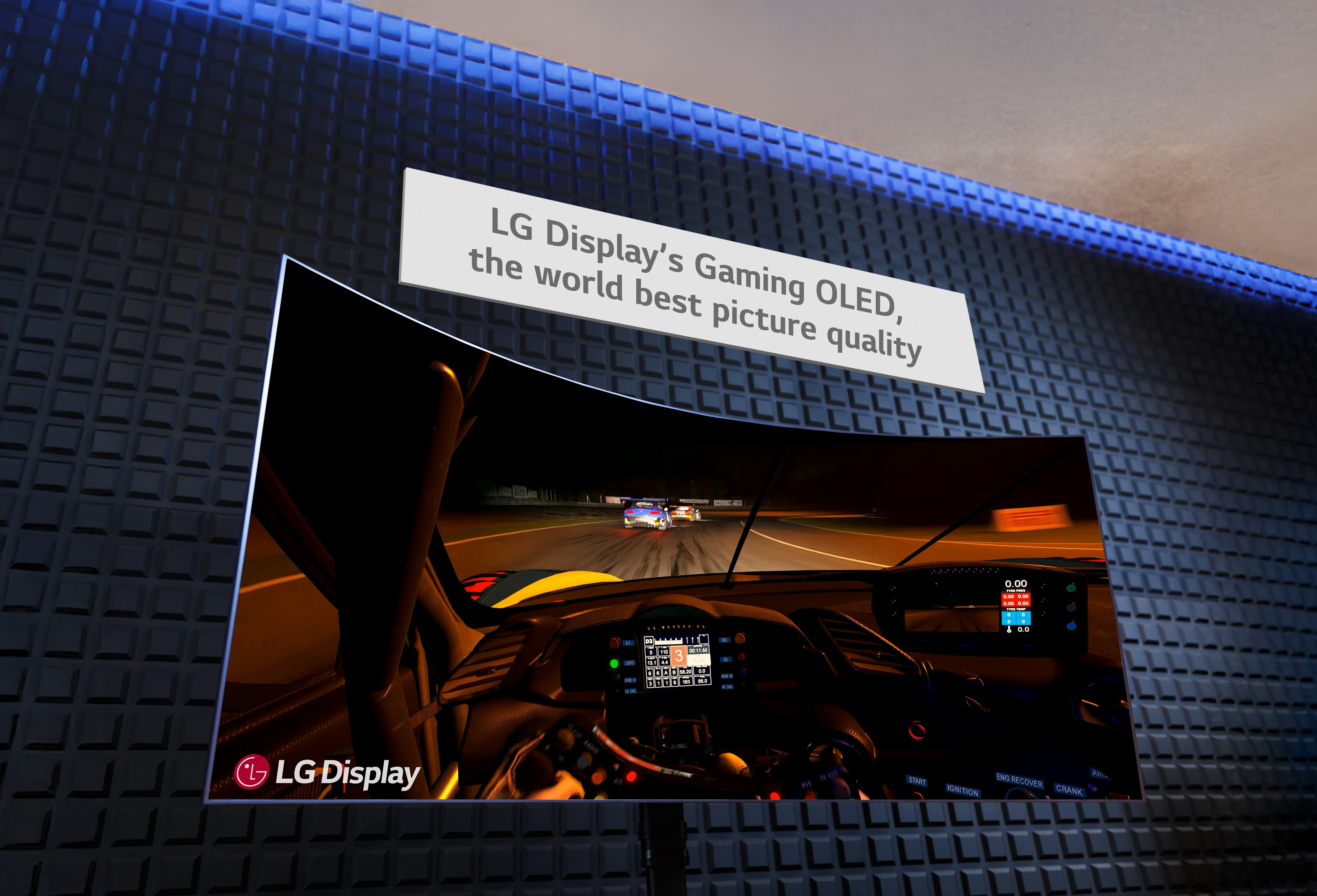 45-inch Gaming OLED monitor panel with ultra-high 5K2K resolution