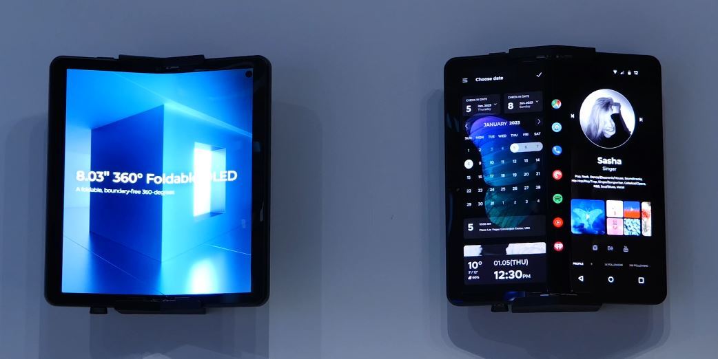 [CES 2023] 8.03-inch 360-degree Foldable OLED (3)